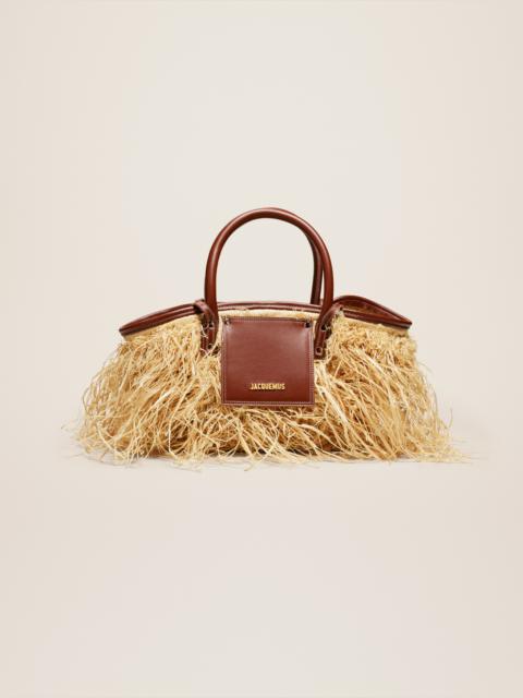 JACQUEMUS Le panier Soli Raphia