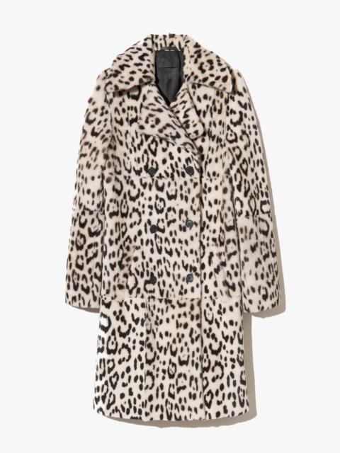 NILI LOTAN CRYSTAL SHEARLING COAT