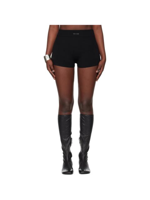 ESSENTIALS Black Holiday Rib Boy Shorts