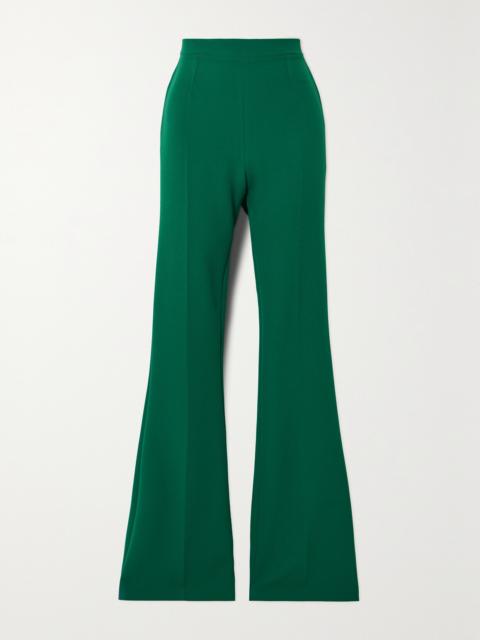 Safiyaa Alexa Stretch-crepe Flared Pants