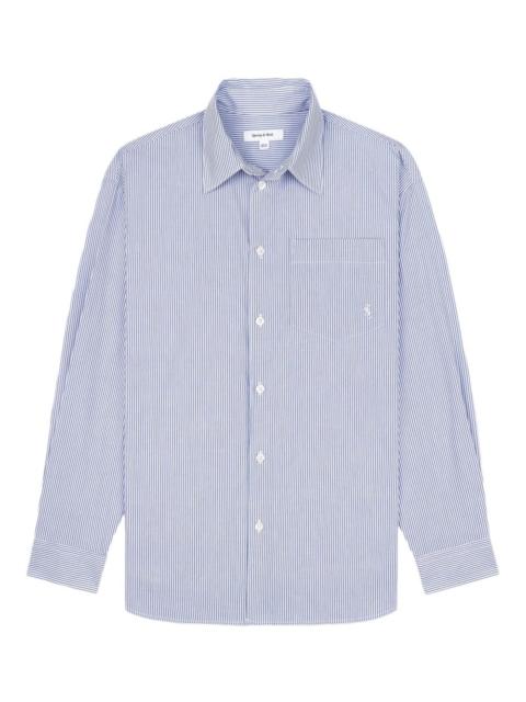 Sporty & Rich striped button-up shirt