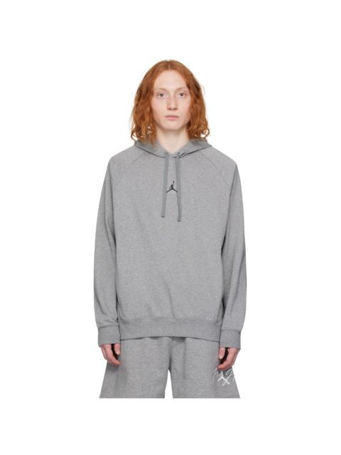 Jordan Gray Dri-FIT Sport Crossover Hoodie