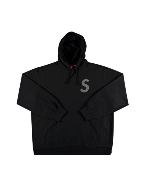 Supreme Supreme x Swarovski S Logo Hooded Sweatshirt 'Black'