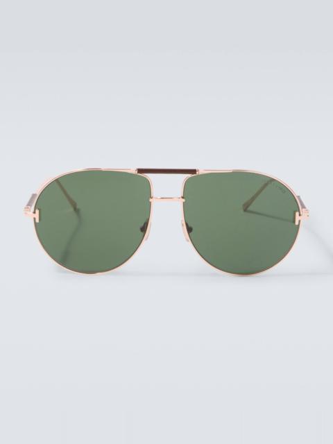 TOM FORD Lou-02 aviator sunglasses