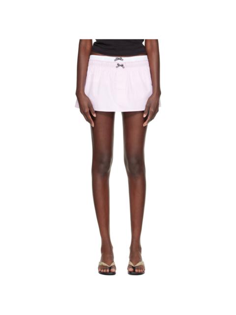 HommeGirls® Pink Check Miniskirt