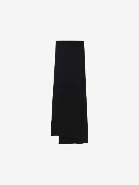 Rick Owens ribbed-knit scarf