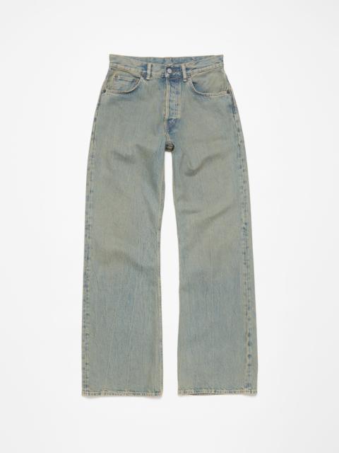 Loose fit jeans - 2021F - Blue/beige