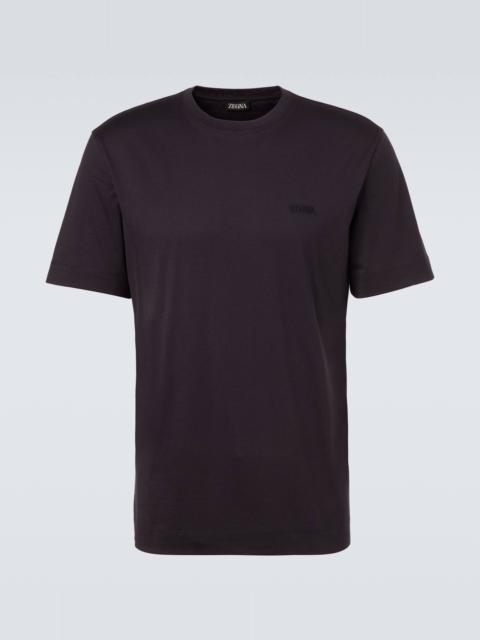 ZEGNA Logo cotton jersey T-shirt