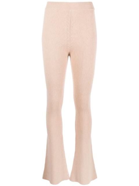 PESERICO high-waist knitted trousers