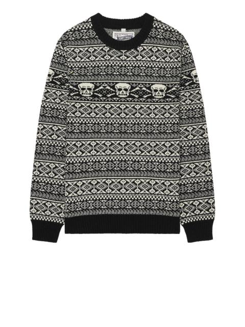 Schott Fairisle Skull Sweater