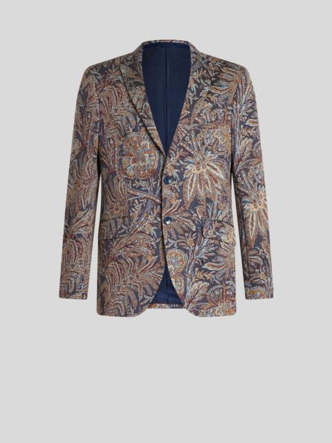 JERSEY JACQUARD JACKET