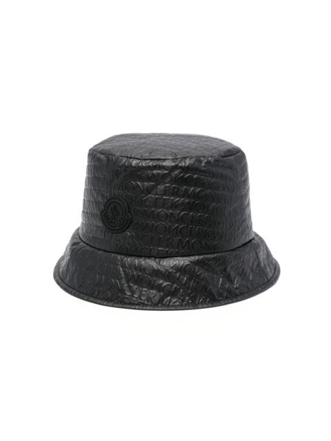 Moncler logo-print padded bucket hat
