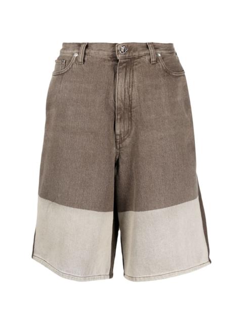 Off-White high-waisted denim shorts