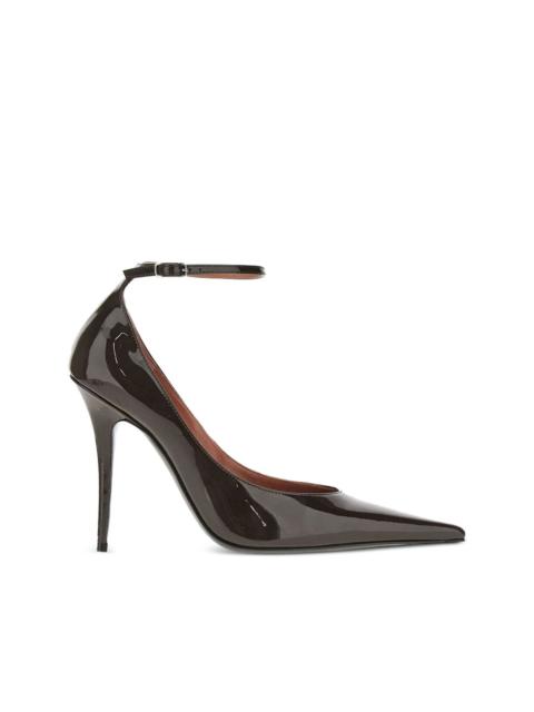Amina Muaddi 105mm Anok ankle-strap pointed-toe pumps