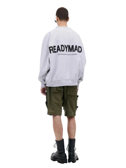 Readymade M-NECK SMILE SWEATSHIRT (GREY)