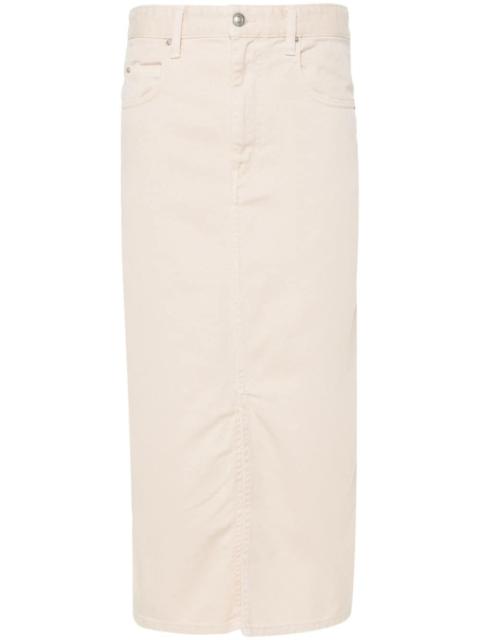 Isabel Marant Tilauria denim midi skirt