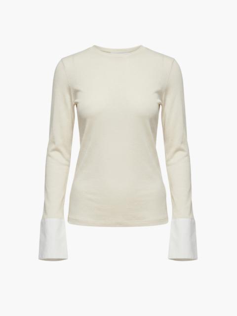 DARKPARK NORA - SHIRT CUFF LONG SLEEVE CREWNECK TOP
