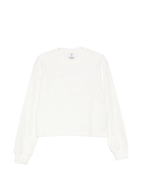 CASABLANCA Casablanca Logo-embroidered Crew-neck Sweater