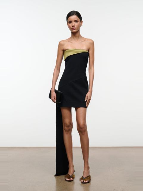 STAUD STAUD ALESA DRESS BLACK PEAR
