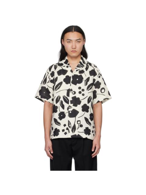 JACQUEMUS White Les Sculptures 'La chemise Jean' Shirt