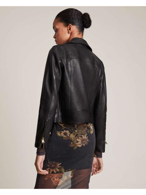 ALLSAINTS DALBY LEATHER BIKER JACKET