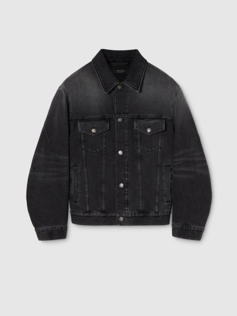 GUCCI Washed certified cotton denim jacket