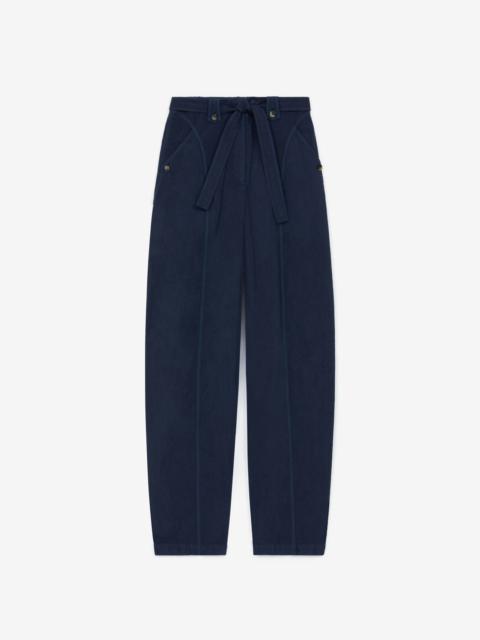 KENZO Tapered trousers with belt