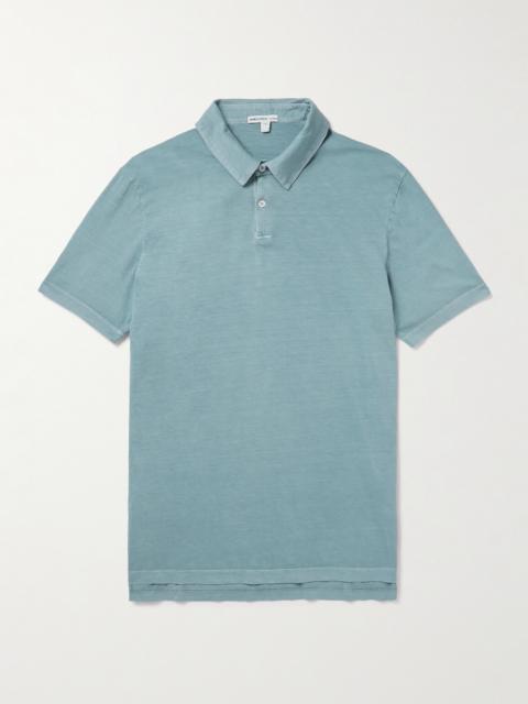 JAMES PERSE Supima Cotton-Jersey Polo Shirt