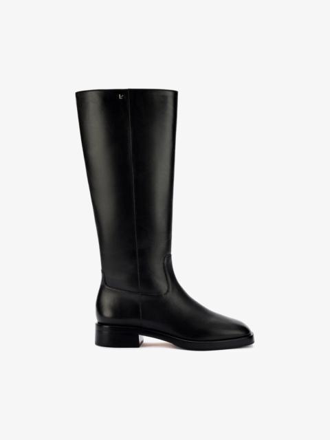 Larroudé Anne Boot In Black Leather