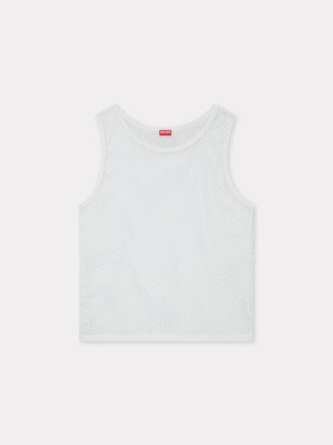 KENZO Tank top in mesh in cotton