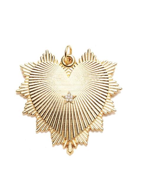 FOUNDRAE Pave Star Love Token Pendant