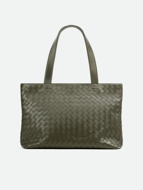 Bottega Veneta Small Intrecciato Zipped Tote