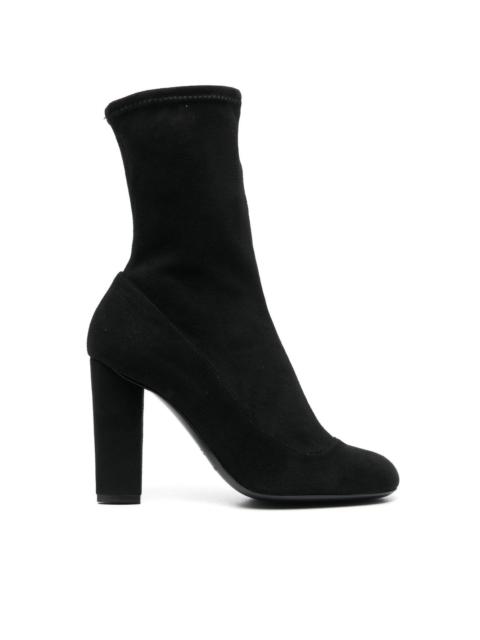 EMPORIO ARMANI sock-style heeled ankle boots