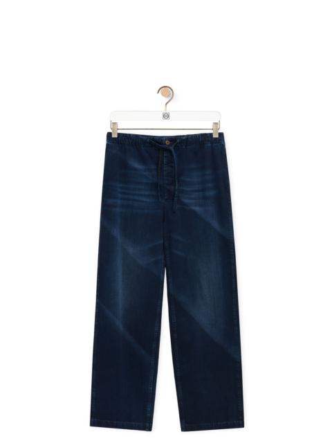 Loewe Drawstring jeans in denim