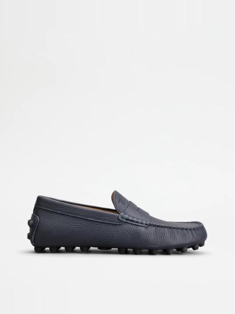 TOD'S GOMMINO BUBBLE  IN LEATHER - BLUE