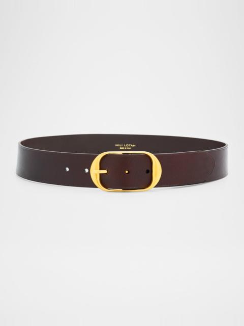 NILI LOTAN Nili Leather Belt
