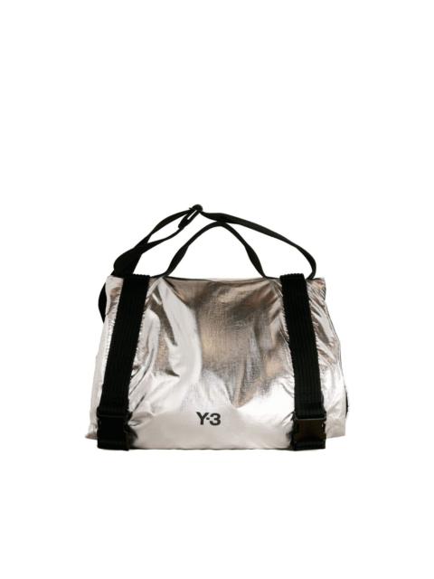 Y-3 metallic-finish bag