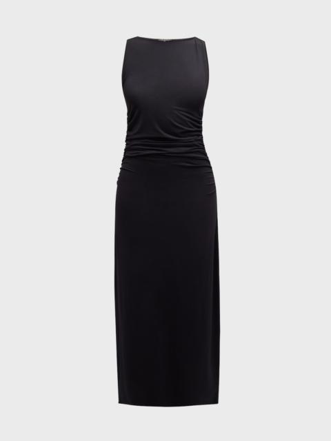 Luca Shirred Midi Dress