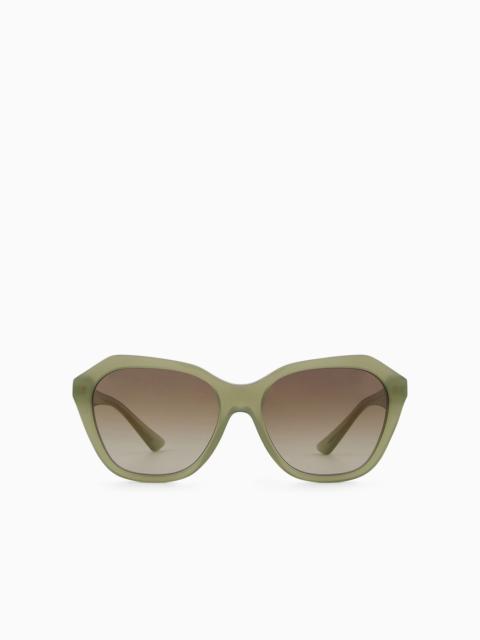 EMPORIO ARMANI Women’s irregular-shaped sunglasses