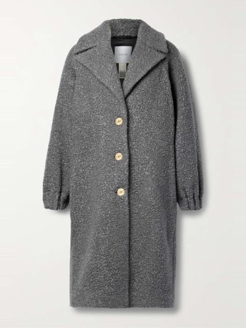 PATOU Elliptic wool-blend bouclé coat