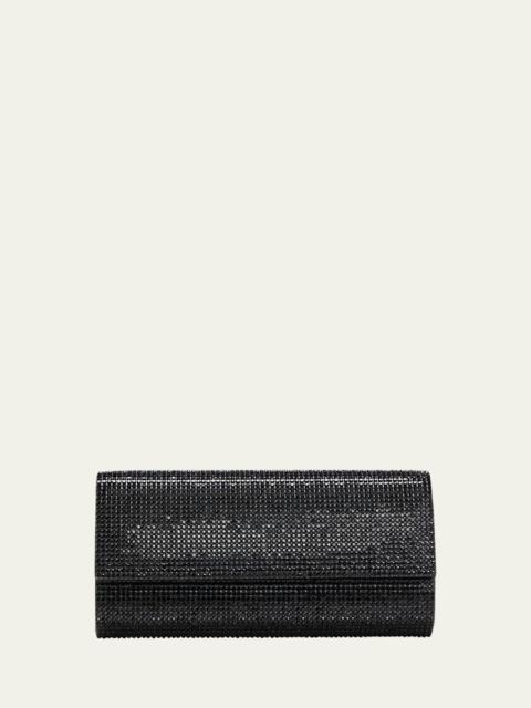 JUDITH LEIBER Perry Beaded Crystal Clutch Bag