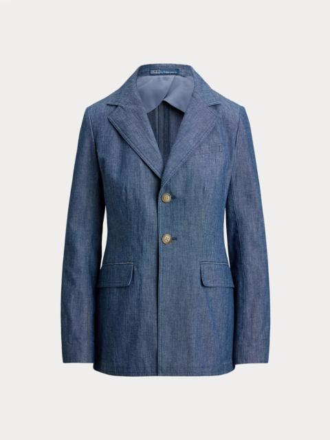 Polo Ralph Lauren Single-Breasted Chambray Blazer