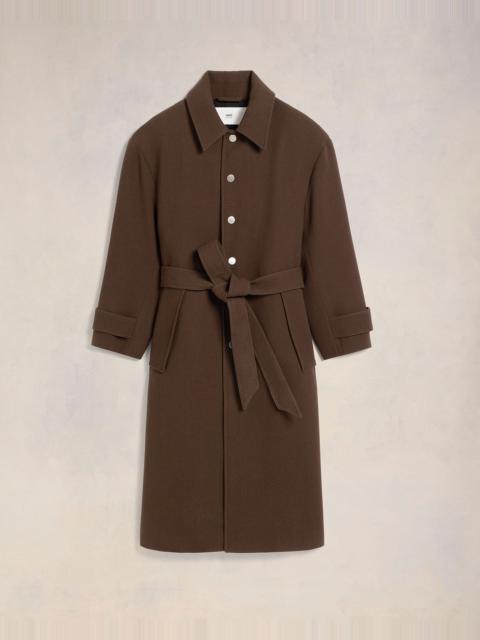 AMI Paris BELTED COAT