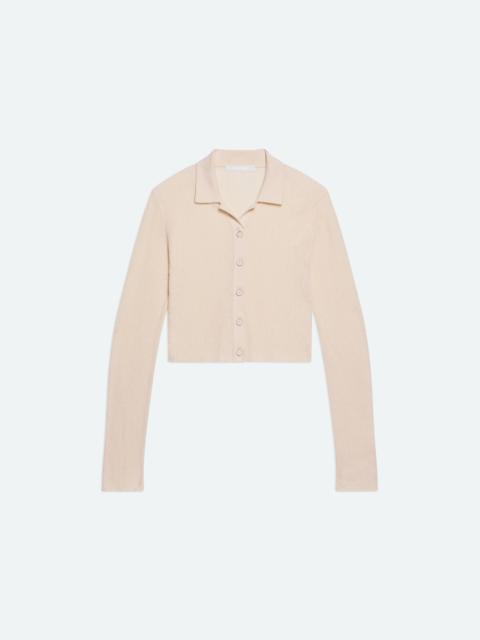Helmut Lang RAW-EDGE LONG-SLEEVE SHIRT