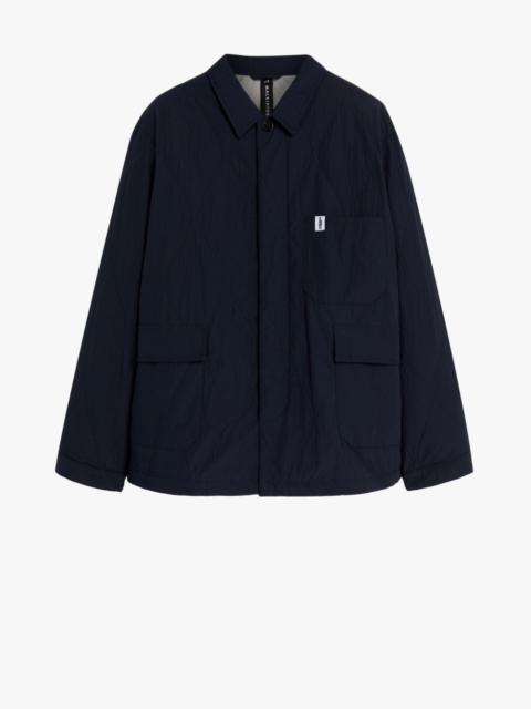 Mackintosh SEESUCKER CHORE NAVY QUILTED JACKET | GQM-215