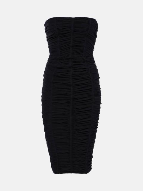 THE ATTICO Tulle bustier dress