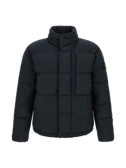 Stone Island ' Imb Piuma Rds' Down Jacket With Logo Badge