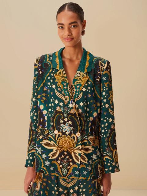 FARM RIO Black Jaipur Lenzing™ Ecovero™ Viscose Blazer
