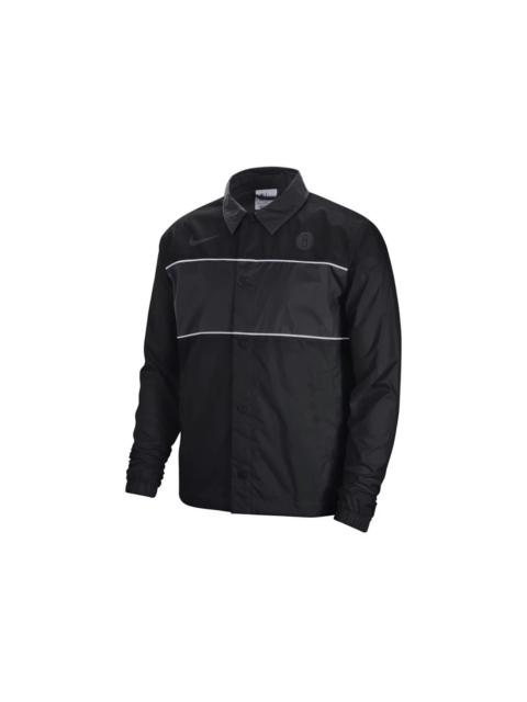 Nike Nike NBA Brooklyn Nets Courtside Jacket Black/Grey