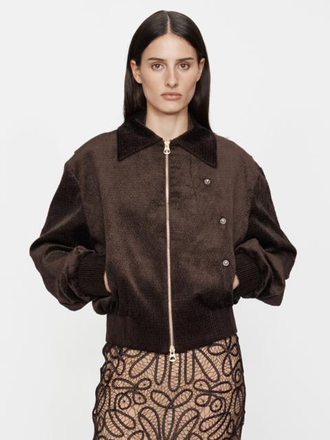 CHRISTOPHER ESBER Lapped Flight Corduroy Bomber Jacket